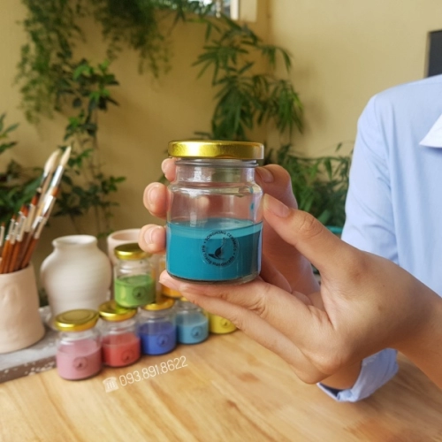 Men Gốm Xanh Cổ Vịt