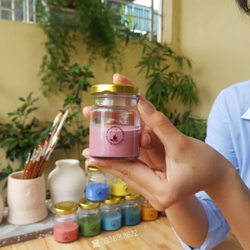 Men Gốm Màu Hồng Cánh Sen