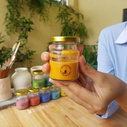 Men Gốm Màu Vàng Nghệ