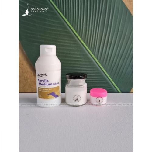 Phủ Bóng Acrylic Medium Closs Cho Đất Sét Không Nung