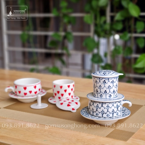 Tách Cafe Phin Gốm - Mẫu 11