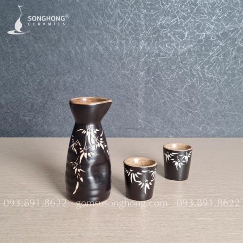 Bình Gốm Rượu Sake - Soju 200ml - SKM07