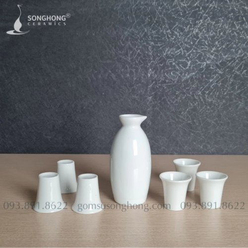 Bộ Bình Sứ Rượu Sake - Soju 280ml - SKTB09