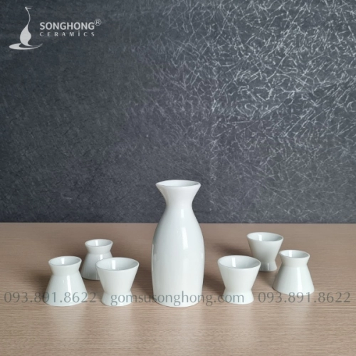 Bộ Bình Sứ Rượu Sake - Soju 150ml - SKTB06