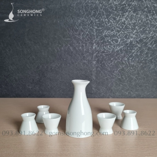 Bộ Bình Sứ Rượu Sake - Soju 150ml - SKTB03