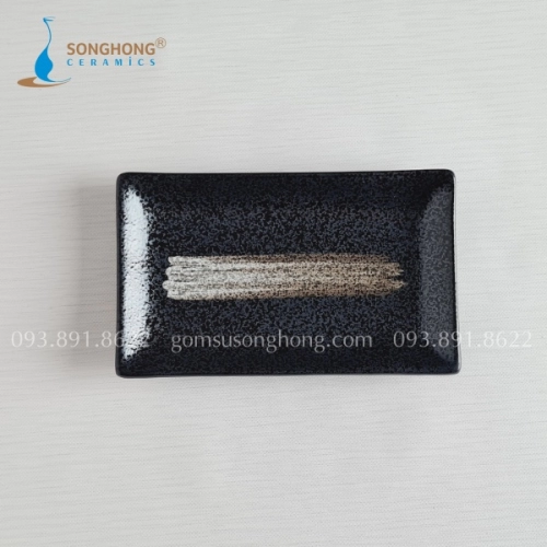 Khay Gốm Chữ Nhật 21cm