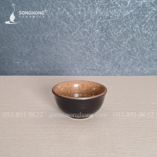 Bát Súp Gốm Nâu Cát