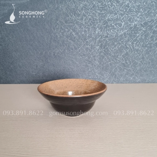 Tô Chiết Yêu Gốm 18cm Nâu Cát