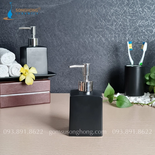 Chai Sứ Chiết Sữa Tắm Cho Resort Cao Cấp 280ml - M9