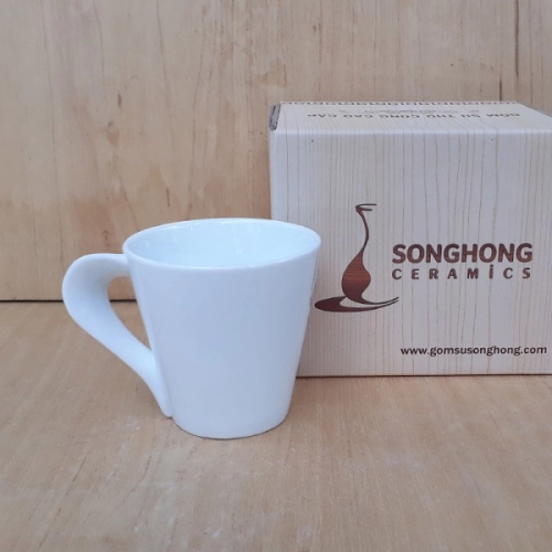 Cốc (Ca) Sứ Trắng 250ml - M11