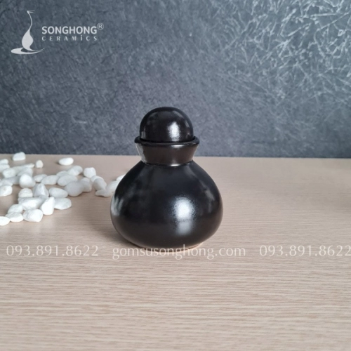 Hũ Gốm Đựng Tinh Dầu Spa 100ml - M1