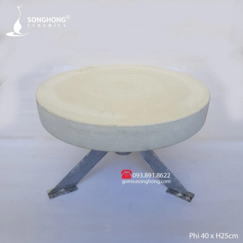 Bàn Xoay Gốm Thạch Cao 40cm